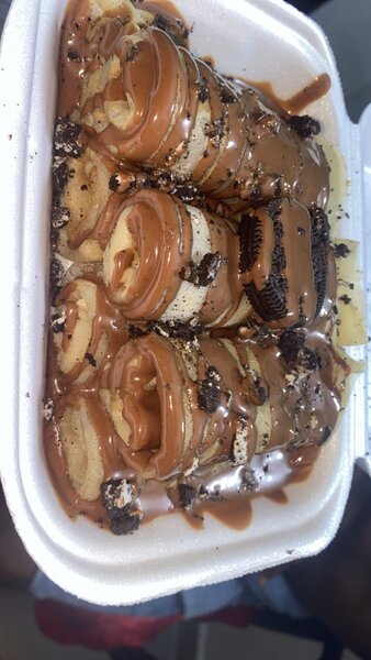 Crepe au Nutella plus oreo