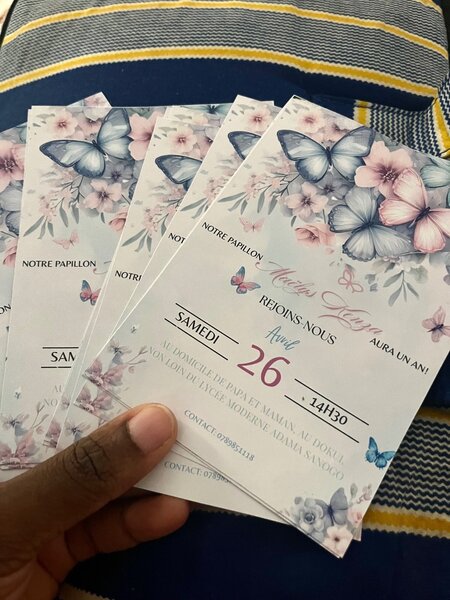 Cartes d'invitation