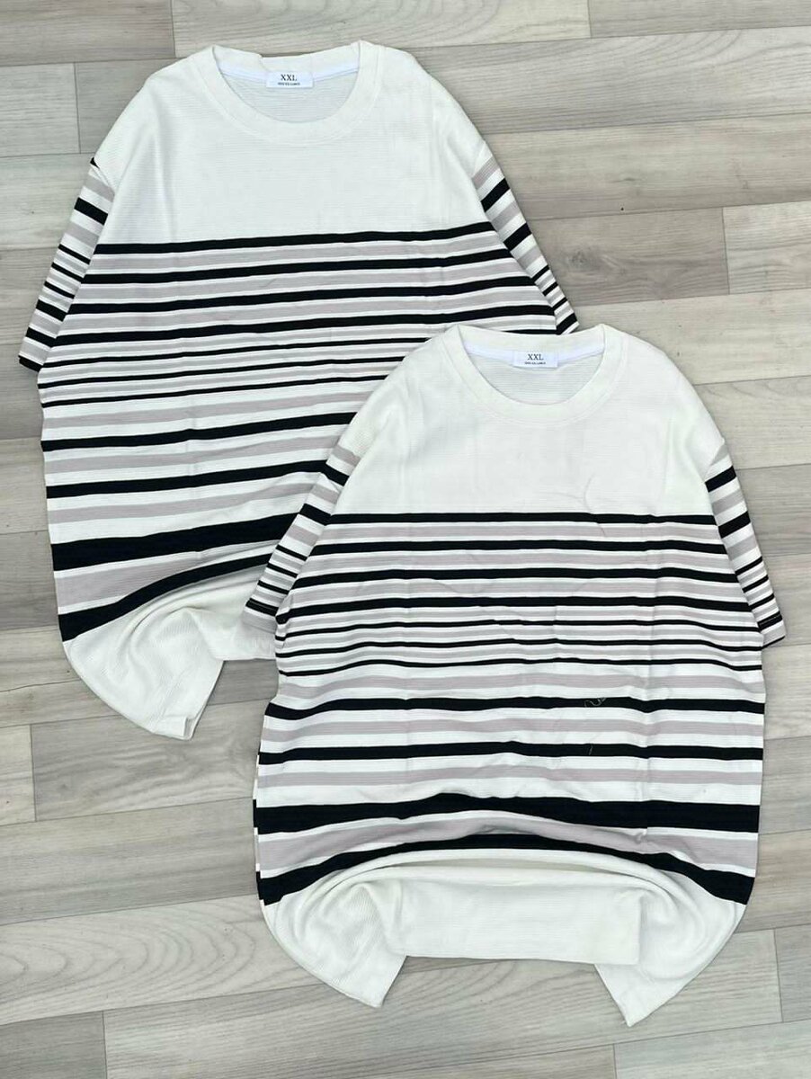 T-shirts rayés couple