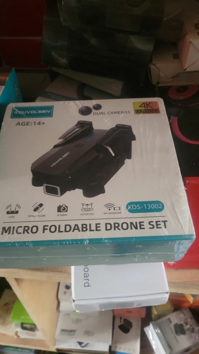 Drone pliable 4K double caméra