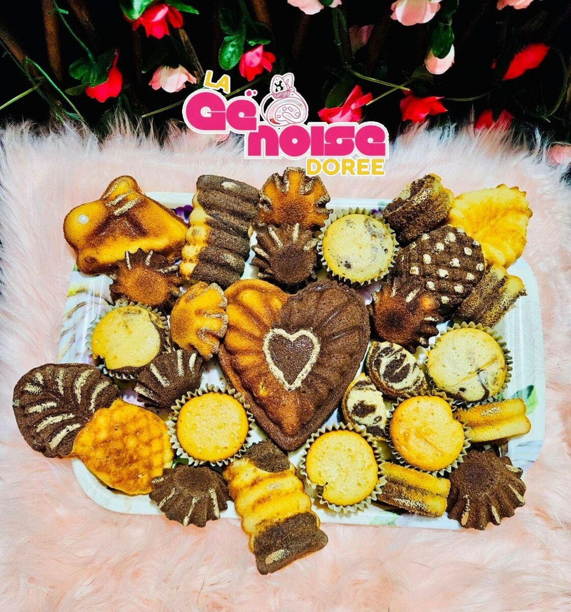 Gâteaux assortis La Génoise Dorée