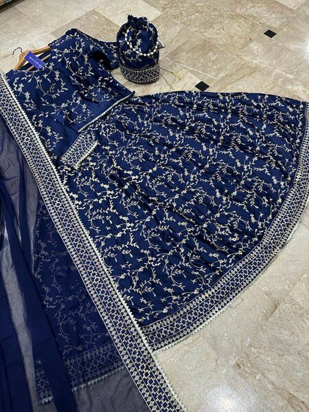 Fancy Embroidery Shamoz Langah 4 pcs