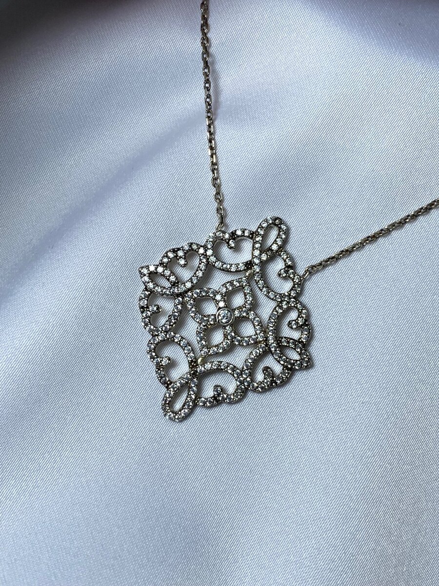 Колье из серебра 925