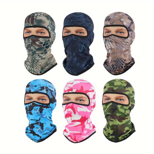 Cagoule camouflage multifonction