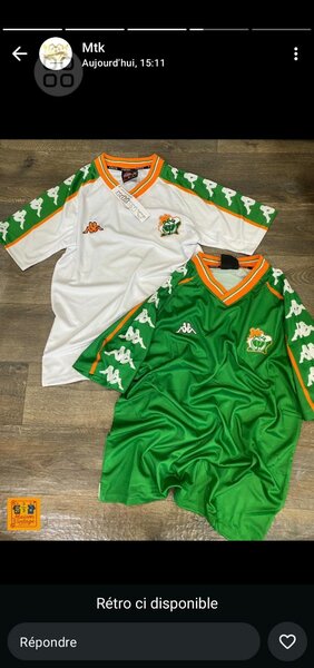 Maillots de football africains