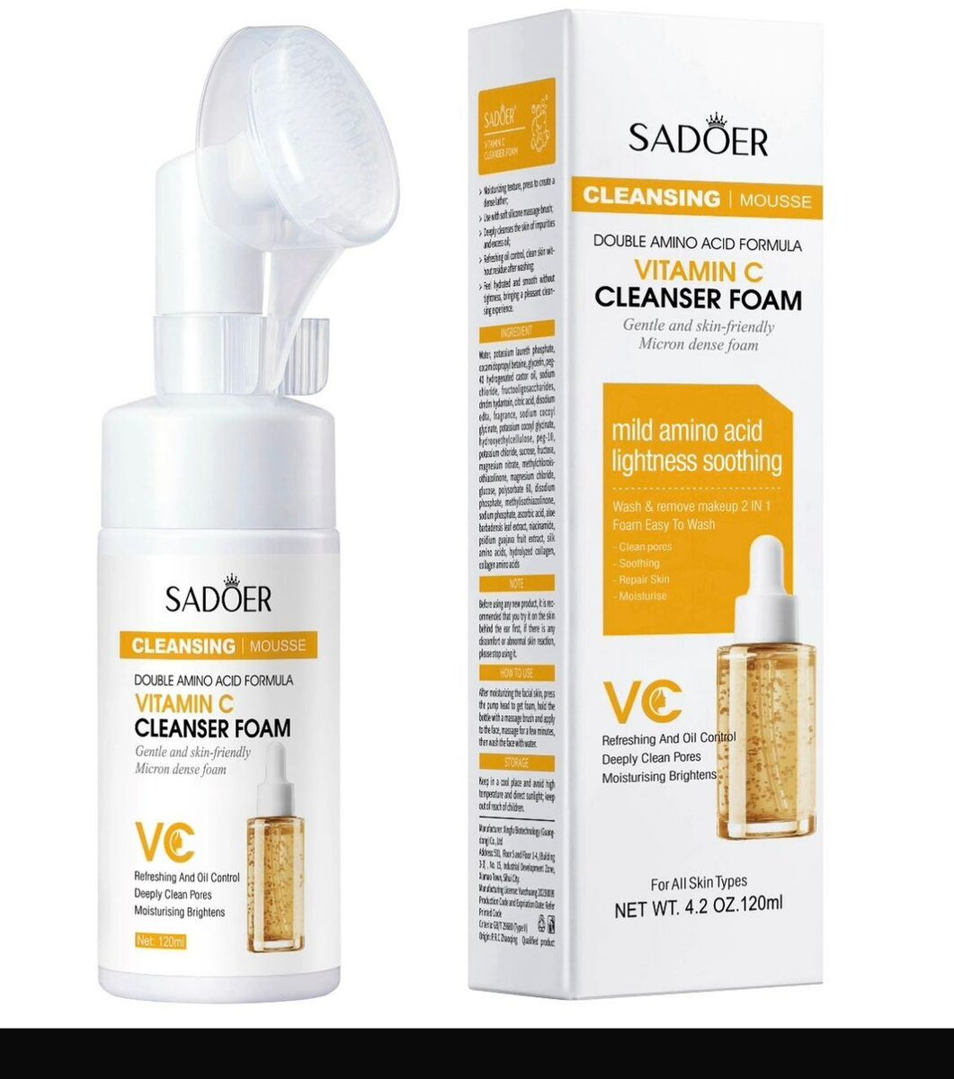 Mousse Nettoyante Visage SADOER