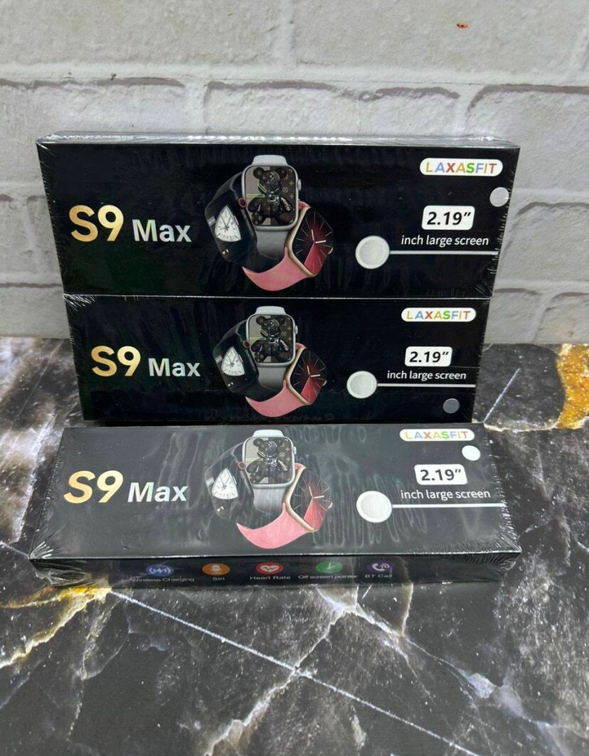 Watch S9 Max.   45mm.  Wireless charge