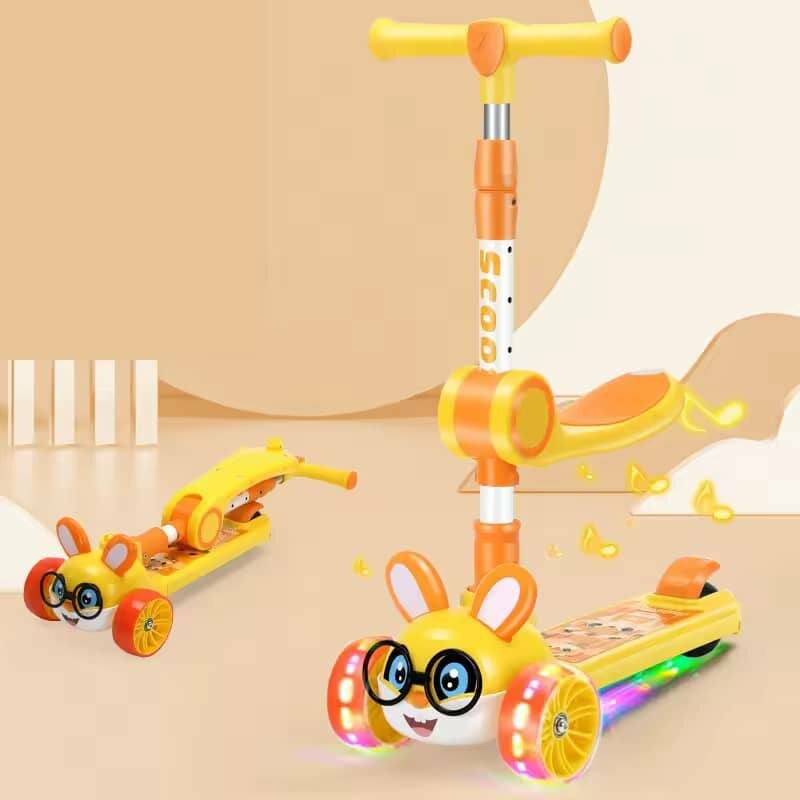 Trottinette Enfant LED Lapin