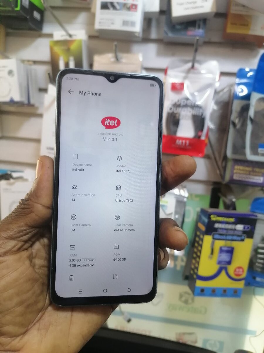 Itel A50