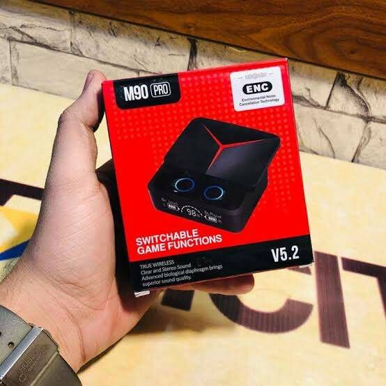 M90 PRO EARBUDS TWS BLUETOOTH 5.2 HEADPHONES TOUCH CONTROL