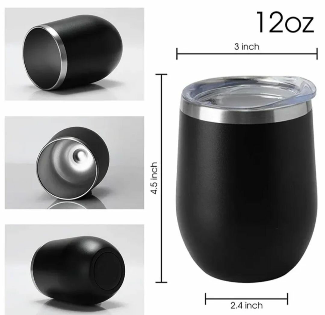 Gobelet Thermique Inox 12oz