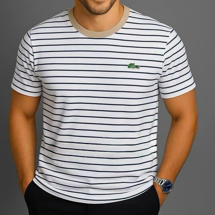 T-shirt rayé homme