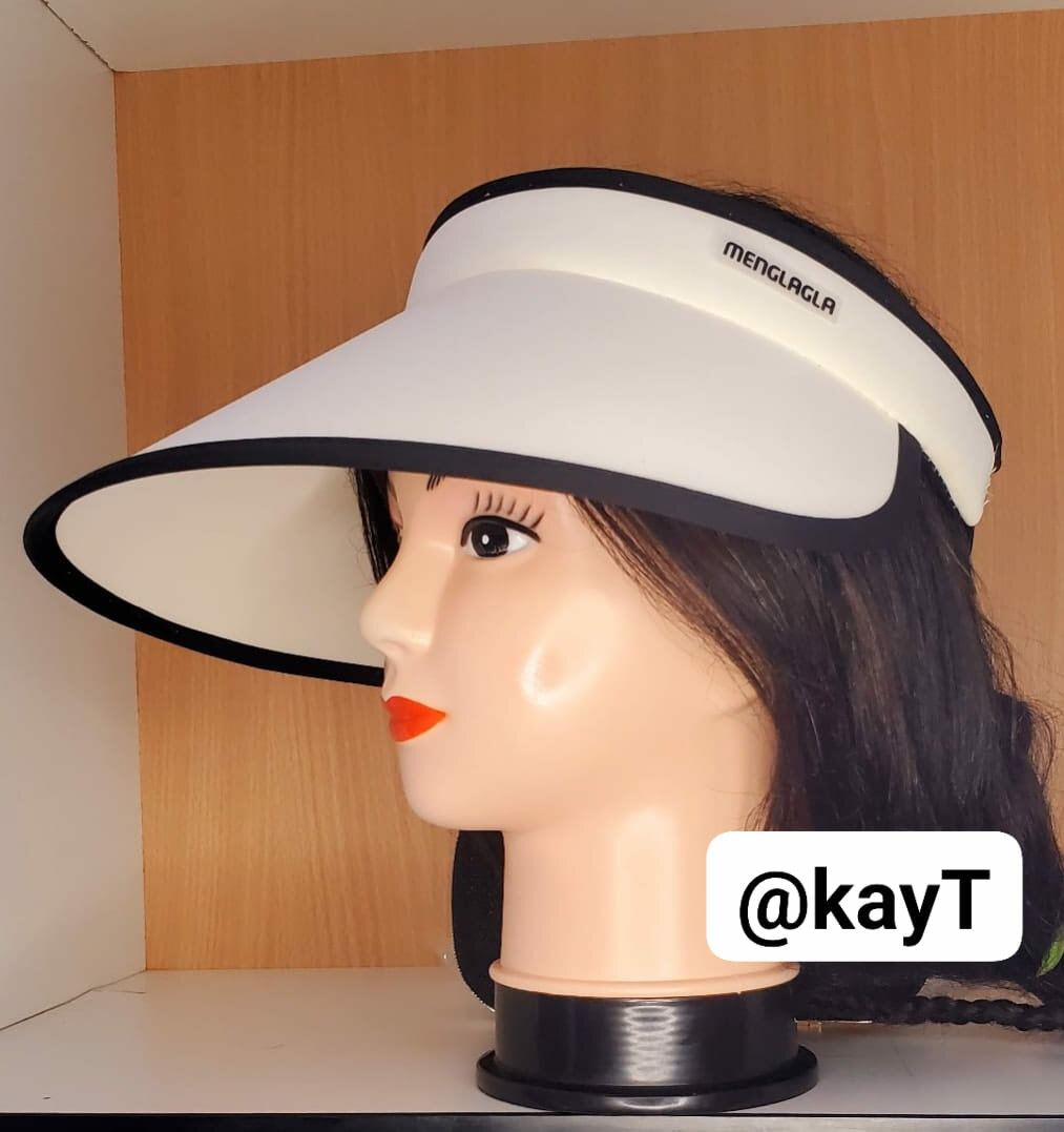 Summer Hat White and Black