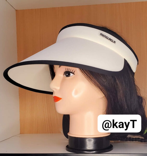 Summer Hat White and Black