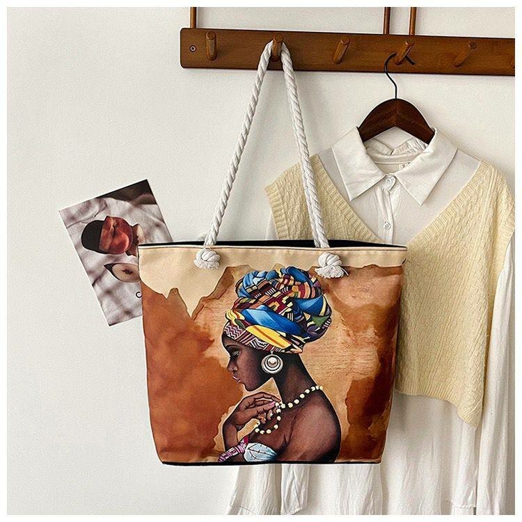 Cabas illustré en toile