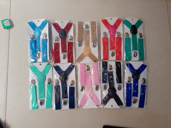 BOYS SUSPENDERS WITH BOW TIE