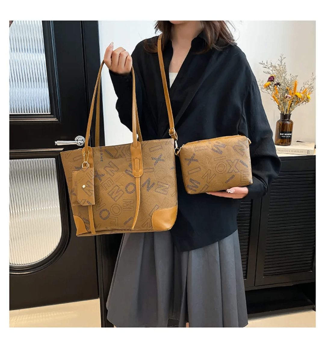 Ensemble sac cabas et pochette