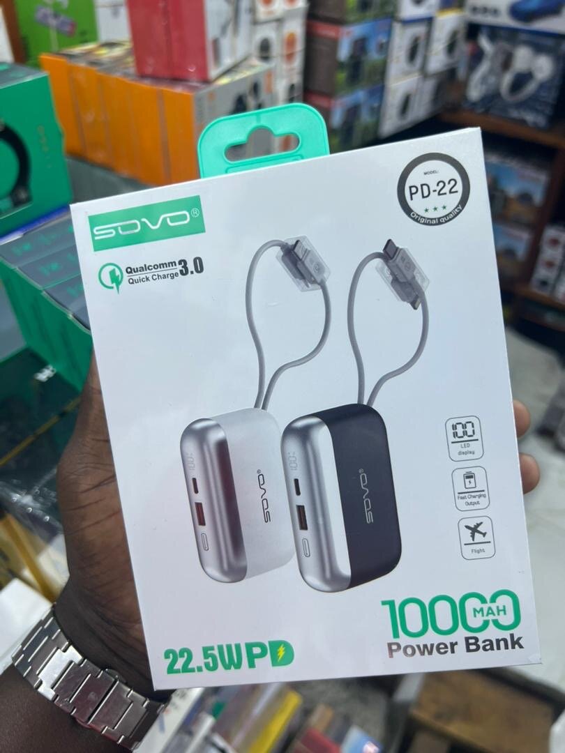 Chargeur Portable SOVO 10000mAh
