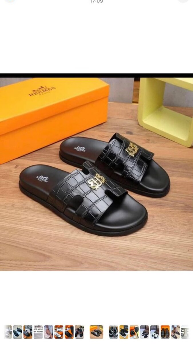 Sandales en cuir pour hommes