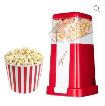 Hot air Popper Home Appliance Automatic Oil-Free Mini Popcorn Snack Maker