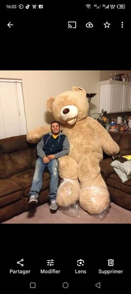 Peluche géante deco