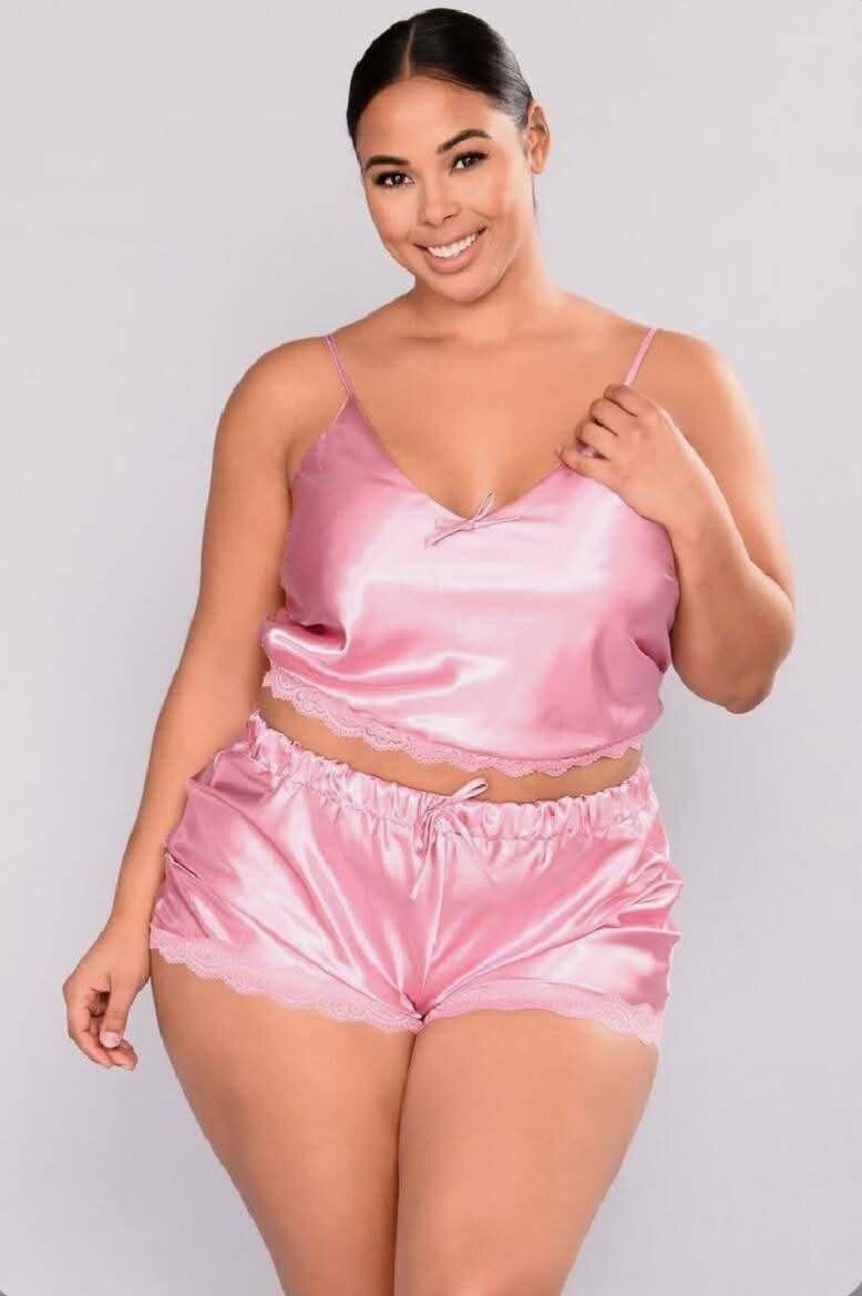 Ensemble de nuit en satin