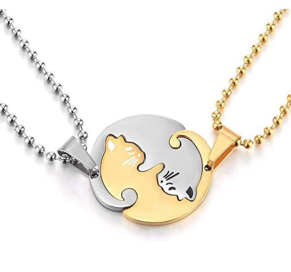 Chaîne 2 en 1 pour couple