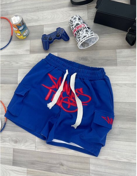 Shorts de sport bleus