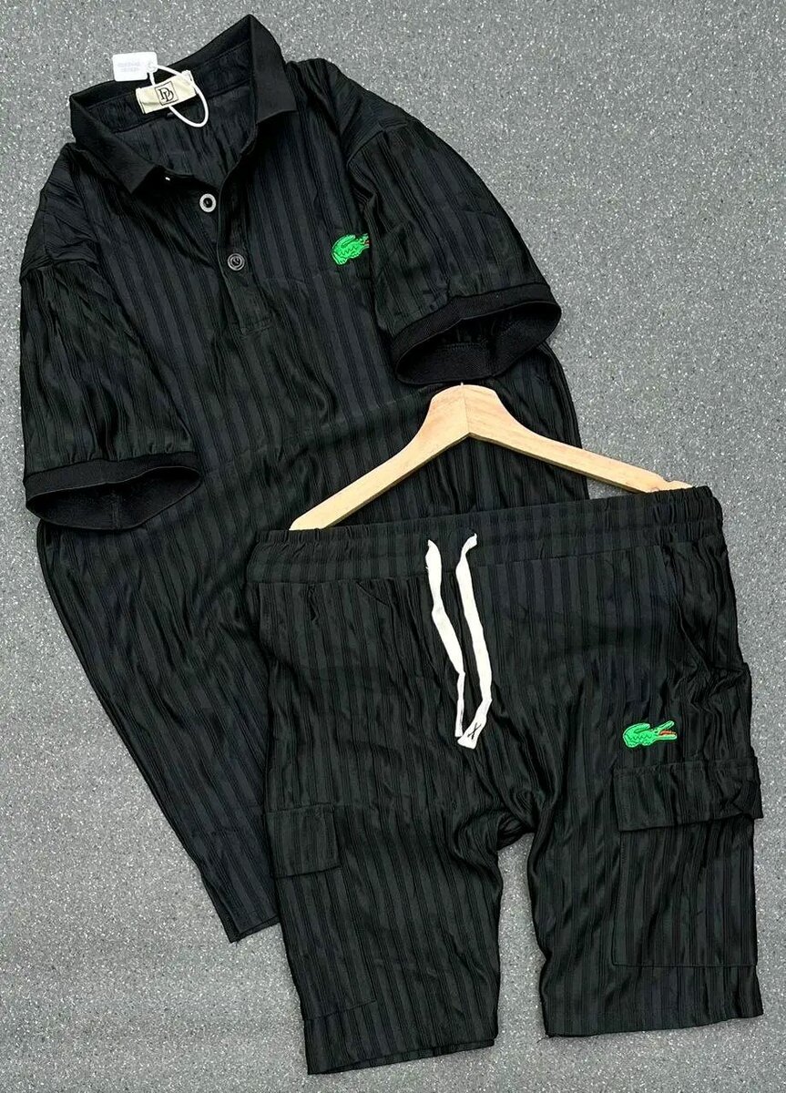 Ensemble Polo et Short Rayé Homme