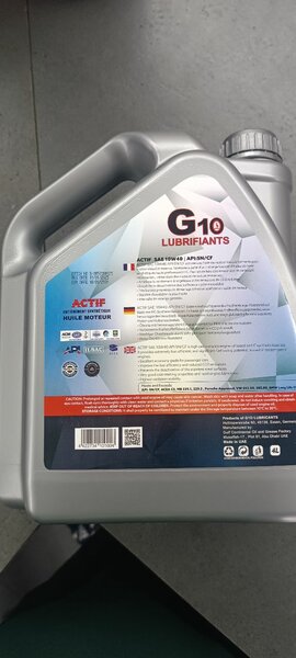 G10 Actif Huile Moteur SAE 10W40