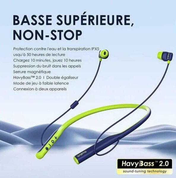 ORAIMO - Ecouteurs filaires Necklace 4 OEB-E50D