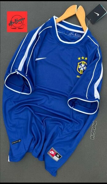 Maillot Brésil Bleu Authentique