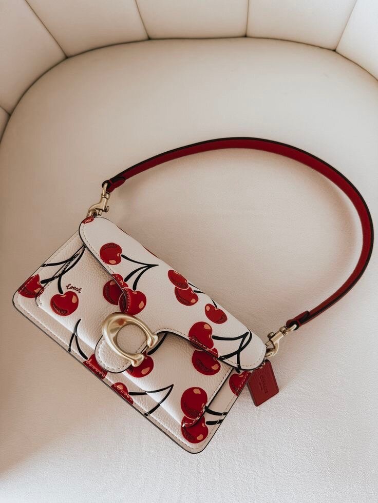 Sac bandoulière cerises élégant