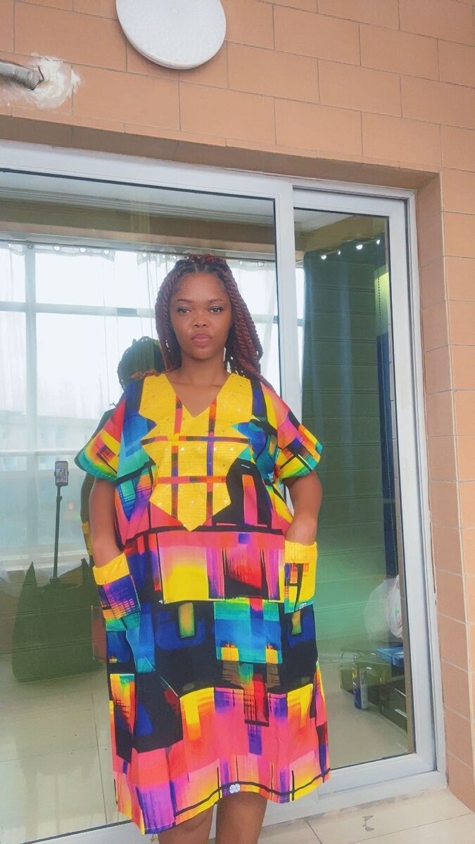 Robe ample colorée pour femmes