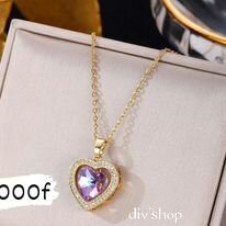 Bijoux fantaisie de créateur et de haute qualité. en acier inoxydable, plaqué or.