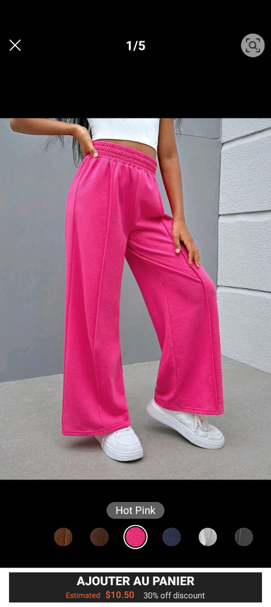 Pantalon Large Femme