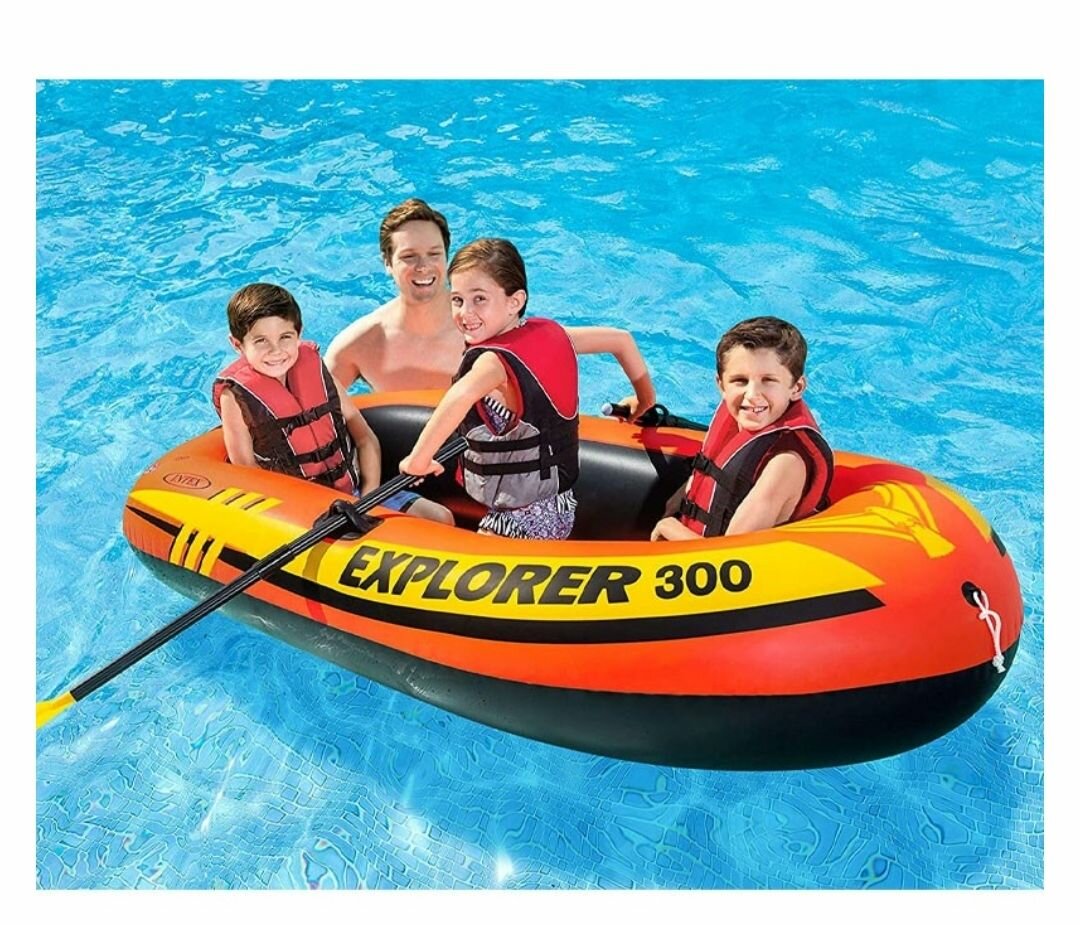 186 KG 3 PLACE EXPLORER 300 BOAT SET 58332 (L83 X W46 X H16.