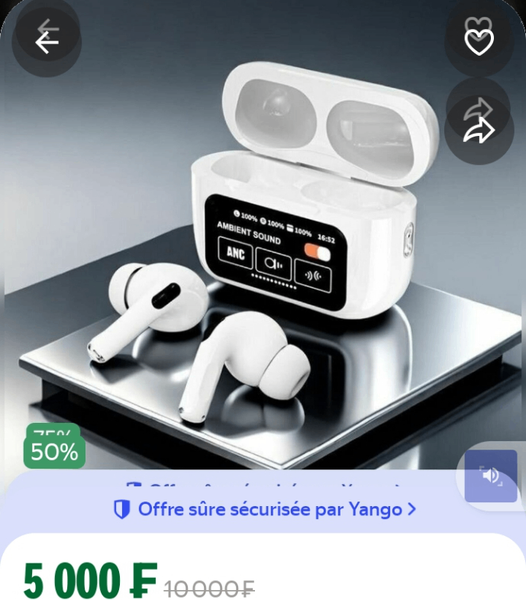 Écouteurs Sans Fil ANC