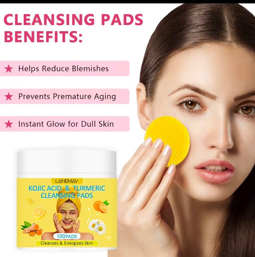 Disques Nettoyants Curcuma Kojic