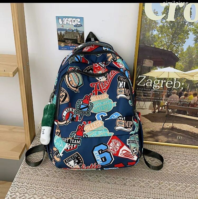 Sac à dos imprimé coloré