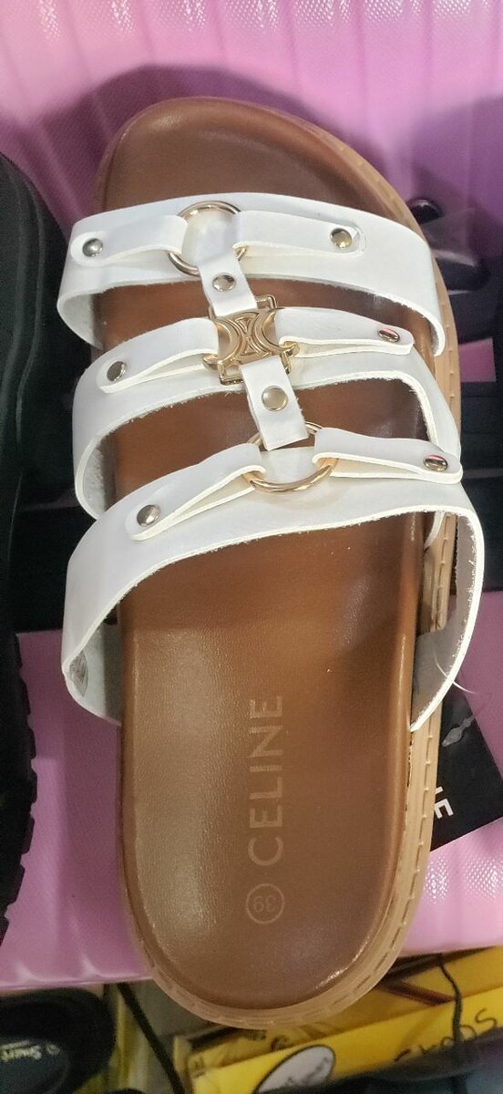 Ladies celine slippers