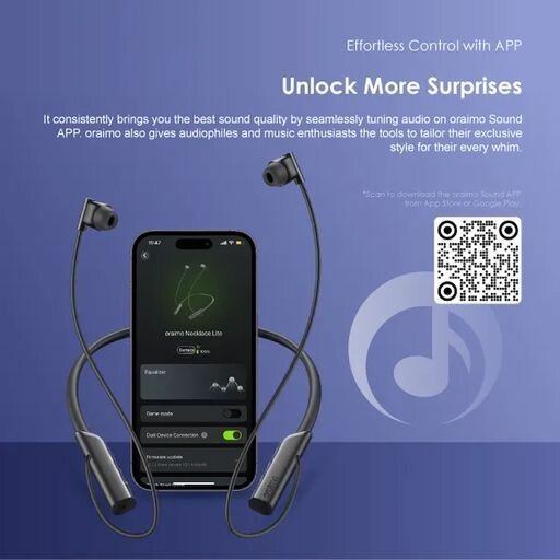 Oraimo Necklace Lite Call Vibration Wireless Headphones OEB-