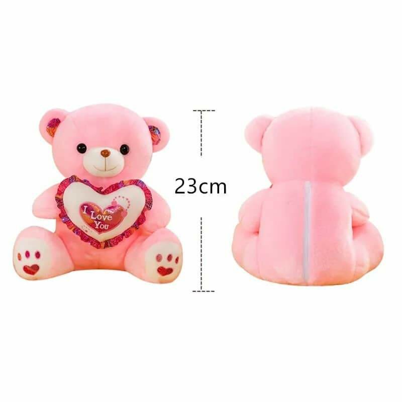 Peluche doudou rouge