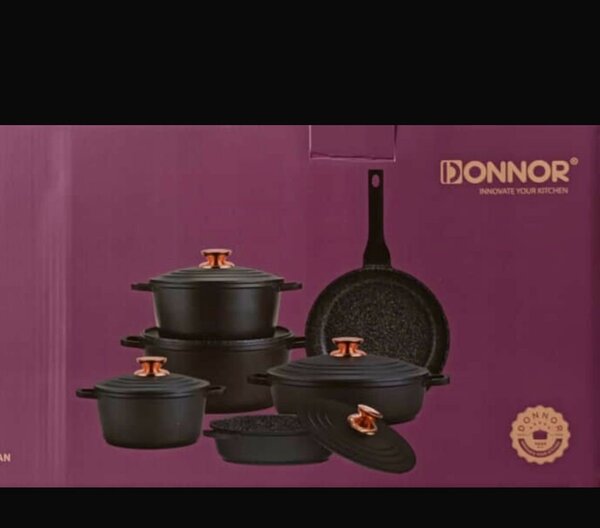 Nonstick Die-cast cookware 10pcs