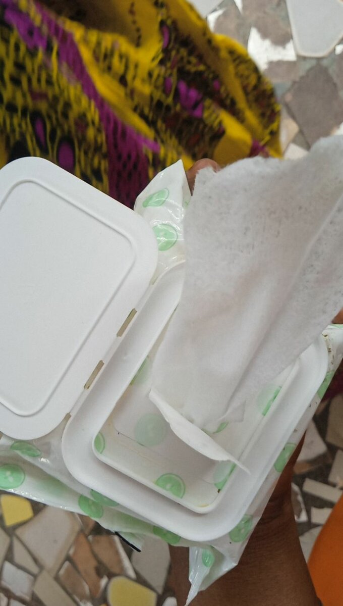 Lingettes nettoyantes concombre