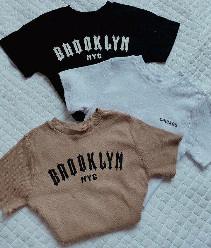 T-shirts "Brooklyn" et "Chicago"