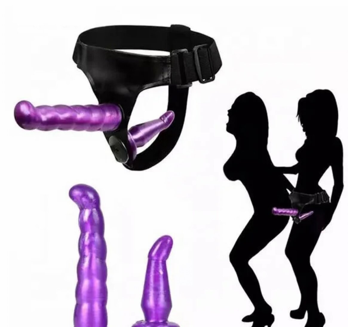 Harnais Double Strap-on Réglable