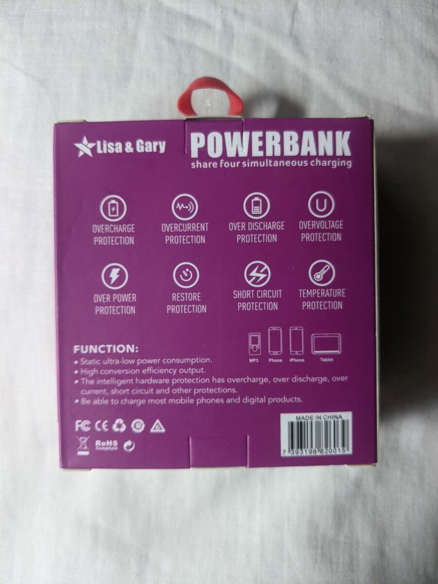 Lisa and Gary power bankLisa