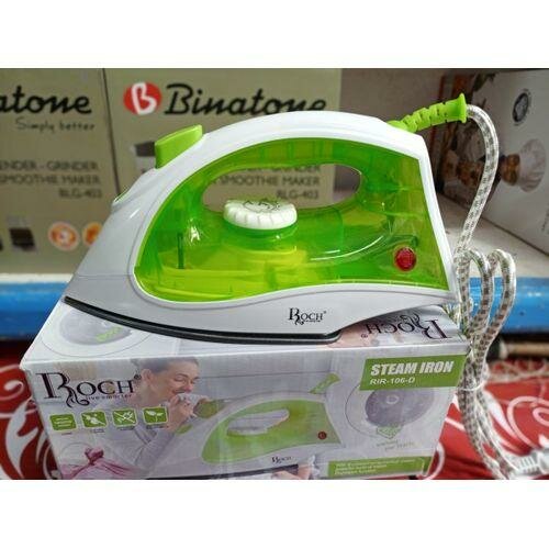 Roch Fer à Repasser à Sec RIR-106-D - Vert  Blanc