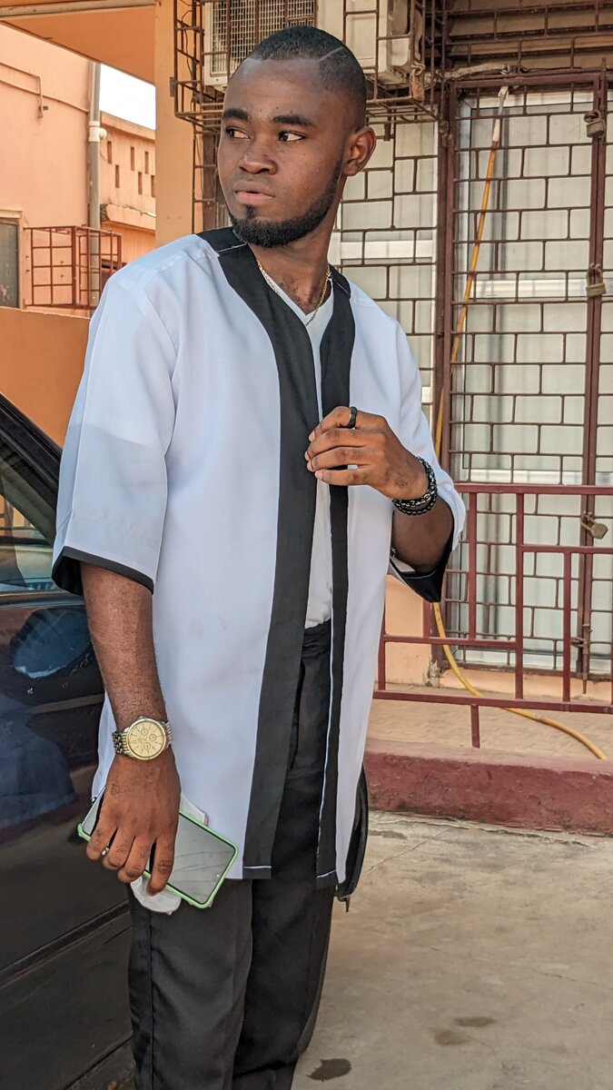 Men overall shirt without buttons